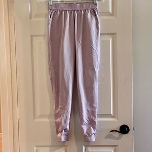 Adika Lavender Nylon Track Pants NWT